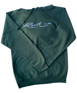 "Rainforest Green" Real Live Hoodie