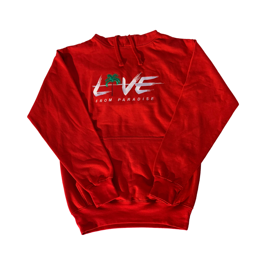 “Cardinal Red” Live Hoodie